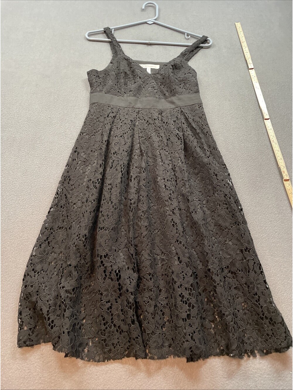 Women’s BCBGeneration black lace midi dress size 6